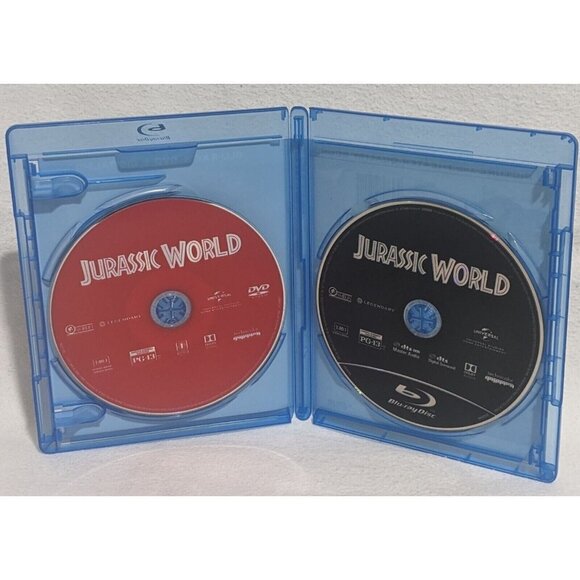 Jurassic World (Blu-ray and DVD, 2015) - Very Good Condition - See Photos - Picture 3 of 3